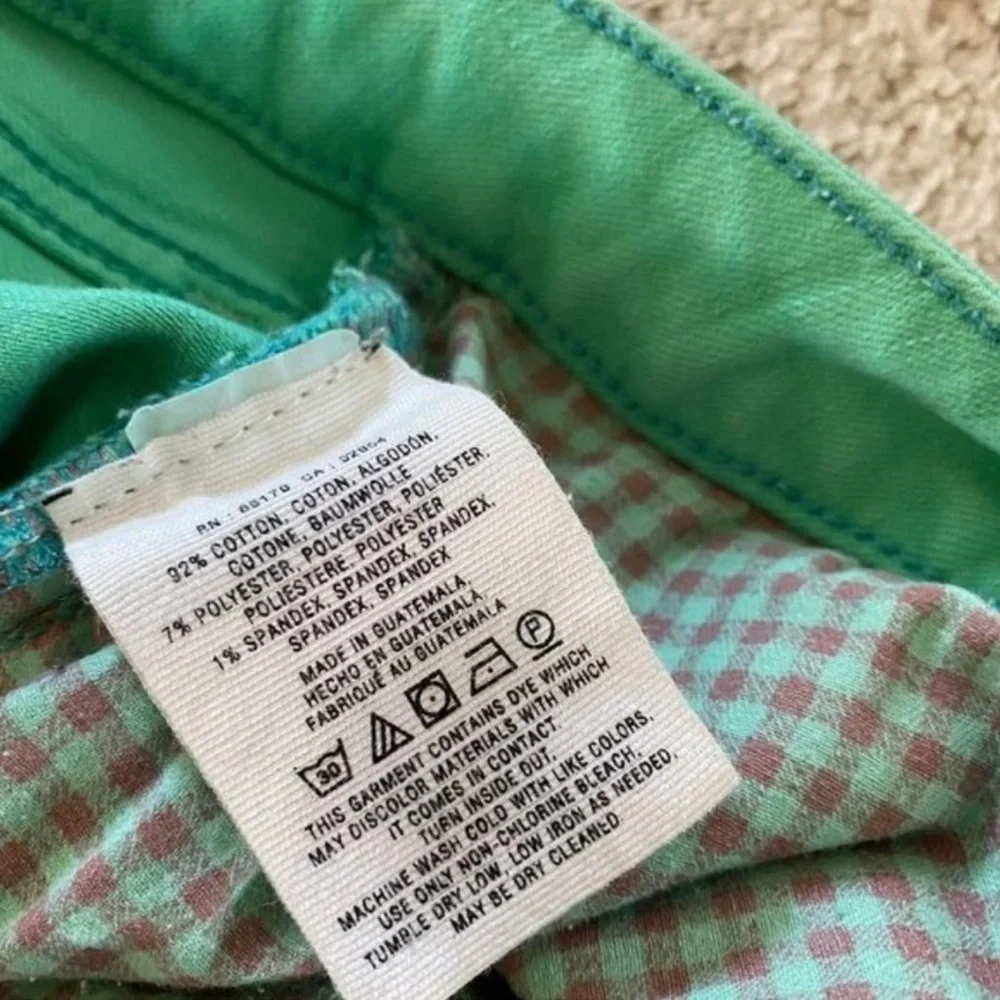 Anthropologie Pilcro letterpress mint cropped jean - Picture 4 of 6